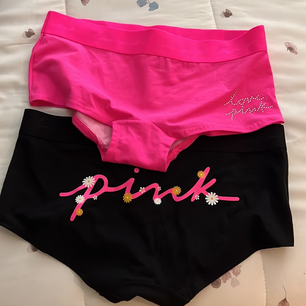Brand New Pink underwear. Never worn. Size large and Medium.